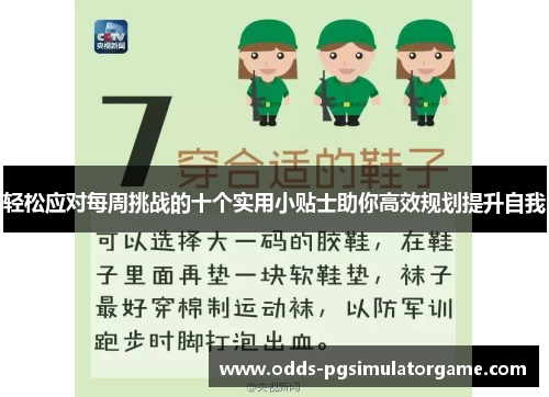 轻松应对每周挑战的十个实用小贴士助你高效规划提升自我