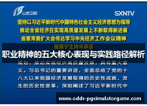 职业精神的五大核心表现与实践路径解析